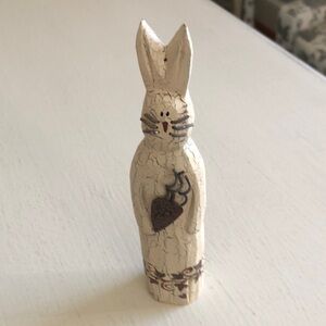 Standing wooden bunny